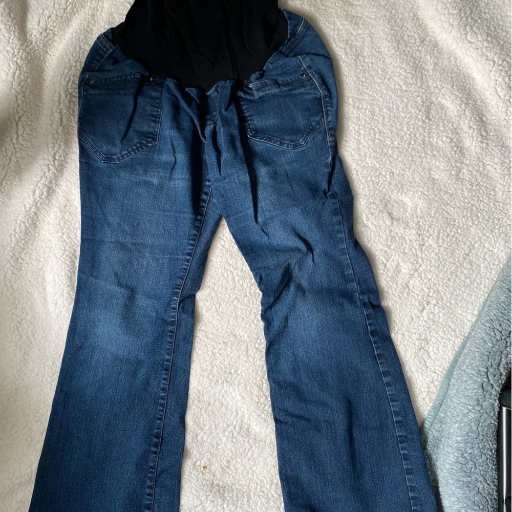 Motherhood Maternity Jeans Flare Leg